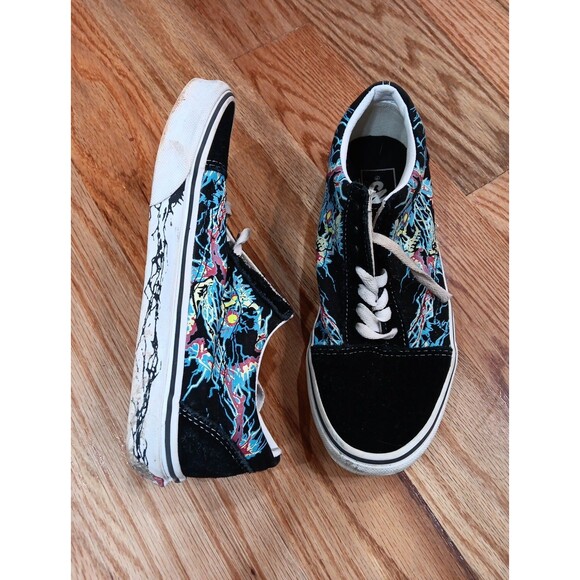 Vans Old Skool Zap Glow‎ In Dark Skull x House of Terror Shoe Womens 6.5 Men's 5 - Picture 1 of 9